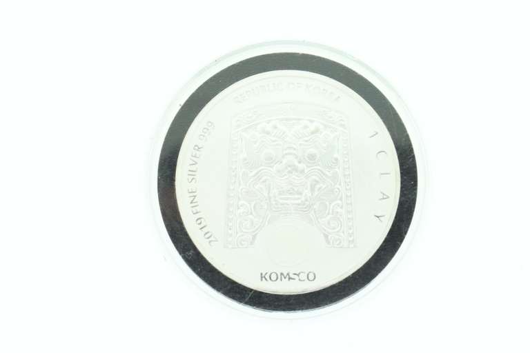 Elegant Republic of Korea .999 Silver Coin (2019)
