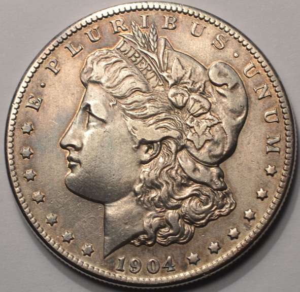 1904-S Better Date! Morgan Silver Dollar, Circulated.