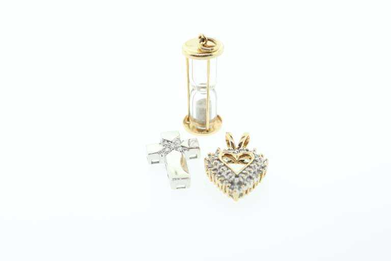 Three Gorgeous Women's Pendants in 14KT.