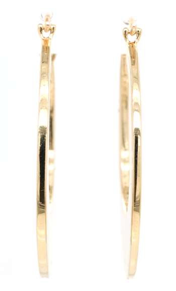 0.50ctw Diamond Inside Out Fancy Hoop Earrings in 14K