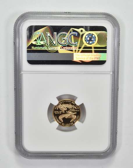 PF70 UCAM 1993-P $5 American Gold Eagle - Graded NGC