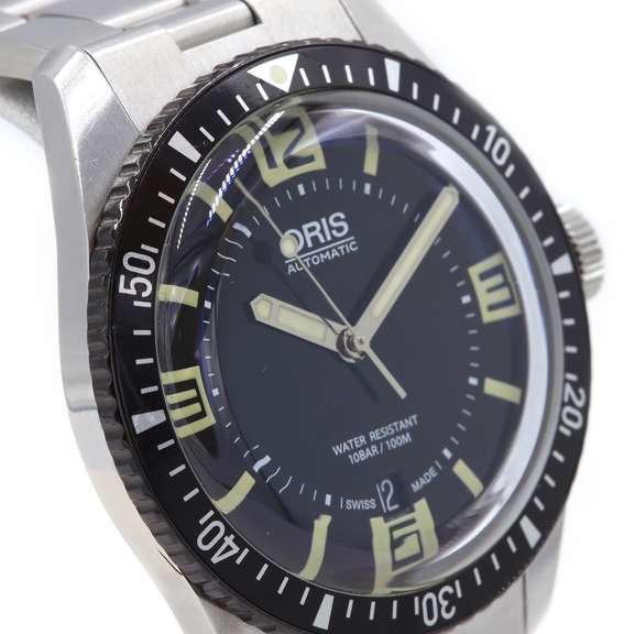 Oris Divers Sixty-Five Automatic 7707 41MM Black Dial Men's Watch