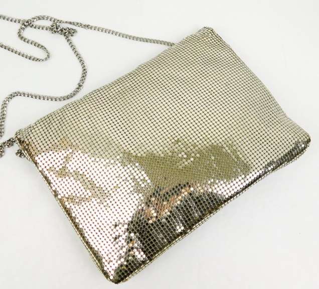 Vintage Whiting & Davis Metal Shoulder Bag