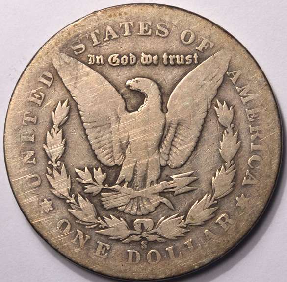1902-S Morgan Silver Dollar Better Date! Circulated.