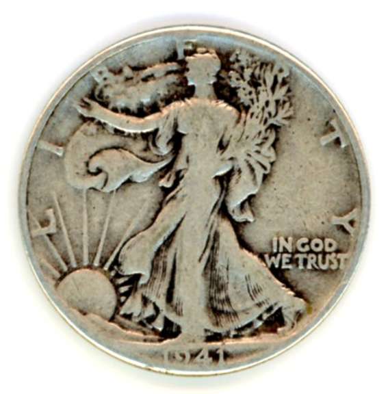1941 Walking Liberty Half Dollar