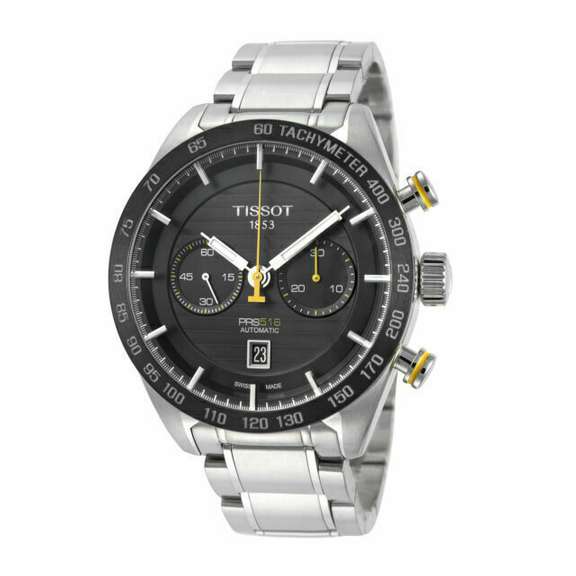 Tissot Black Dial Automatic Chronograph, New In Box.