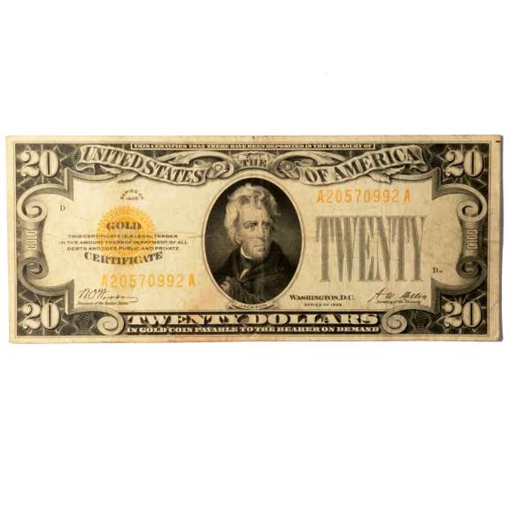 $20 1928 Series Gold Certificate