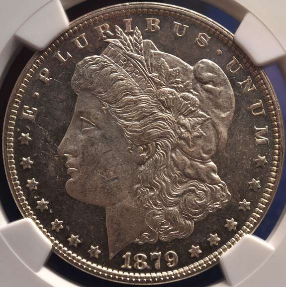 1879 Morgan Silver Dollar Frosty NGC MS62 PL