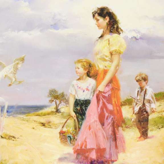 Birds of Paradise by Pino (1939-2010)