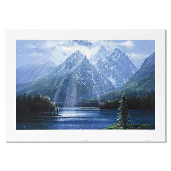 Splendor of The Tetons Limited Edition by Peter Ellenshaw (1913-2007)