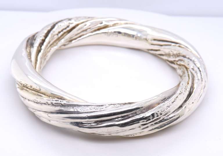 925 Sterling Silver Israel Shablool Bangle
