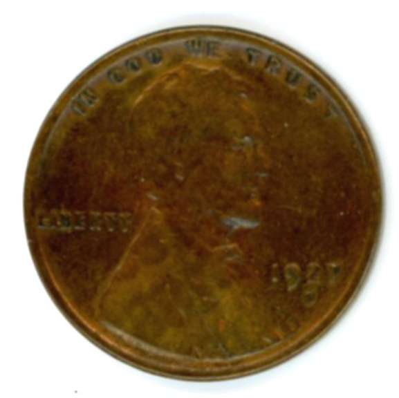 1927-S Lincoln Wheat Cent