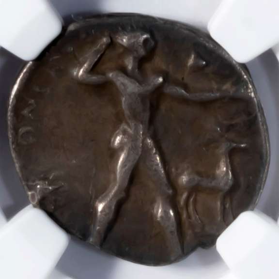 Bruttium Caulonia Silver Stater 475-410 BC