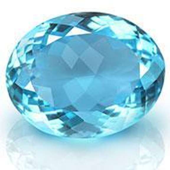 7X9MM OVAL BLUE TOPAZ