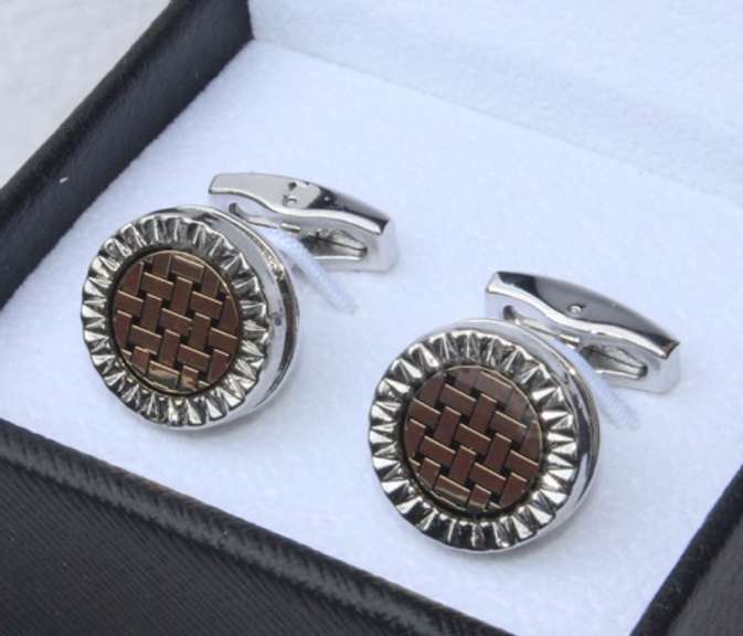 Handsome Pair Designer Style Cufflinks By Carelli