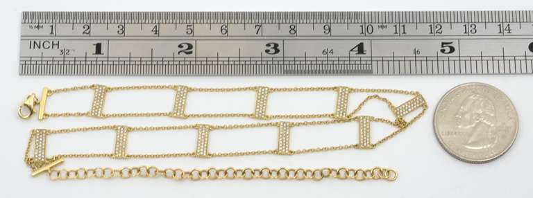 Feminine Diamond Choker Collar