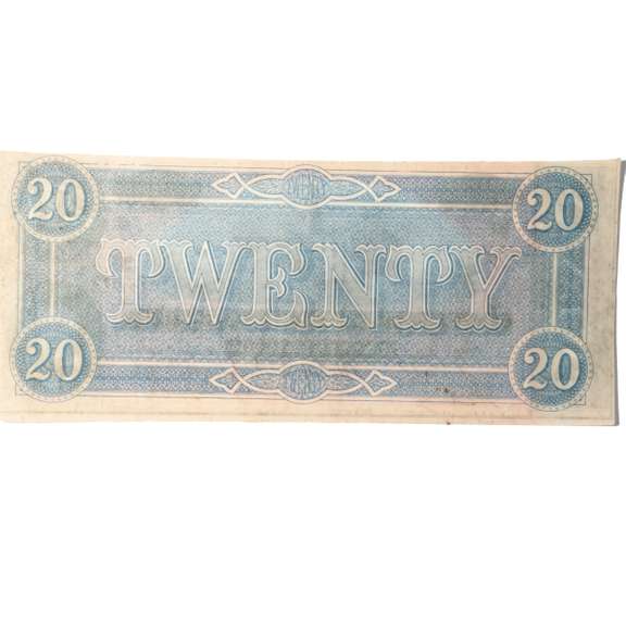 $20 CSA Feb 14 1864C Series Note