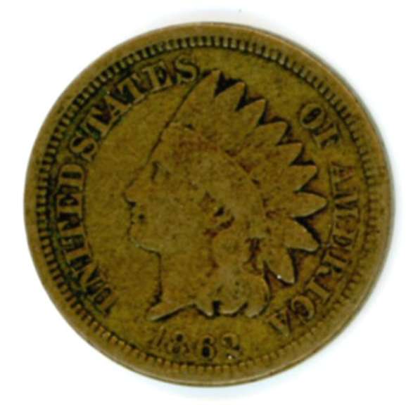 1862 Copper-Nickel Indian Head Cent