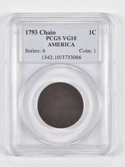 VG10 1793 Chain America Large Cent - Graded PCGS
