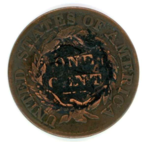 1829 (Medium Letters) Coronet Head Large Cent