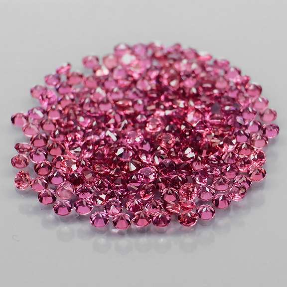 Amazing 3.01ct 200pc solitaire Garnet set