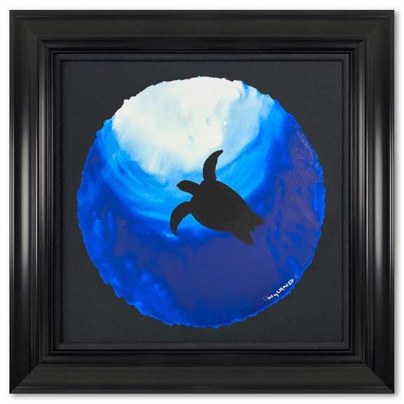Heading for the surface by Wyland Original