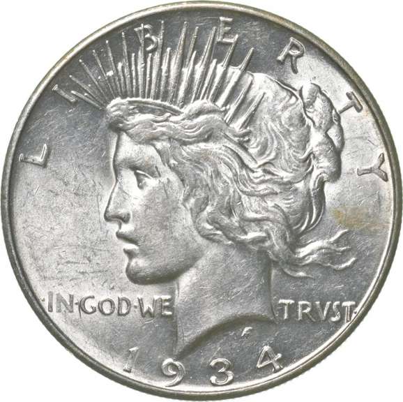 1934-D Peace Silver Dollar