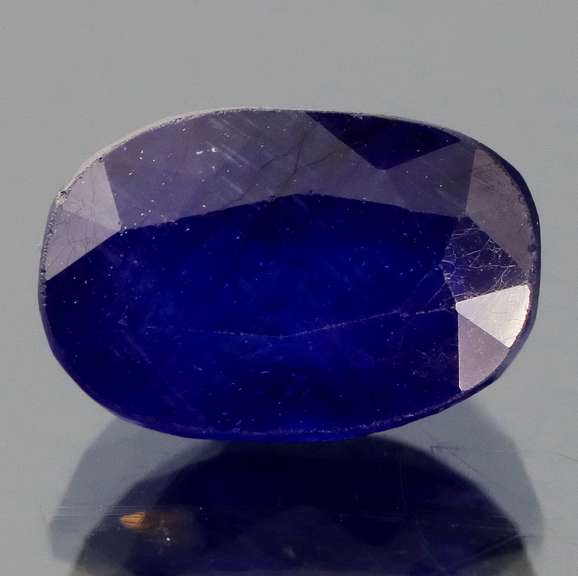 Lovely 6.15ct ink blue Sapphire from Mozambique