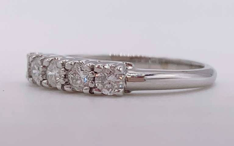 14kt Solid White Gold & Diamond Ring