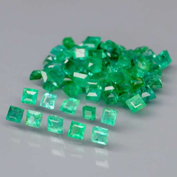 Collectors 2.21ct real Colombian Emerald set