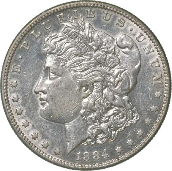 1884-S Morgan Silver Dollar