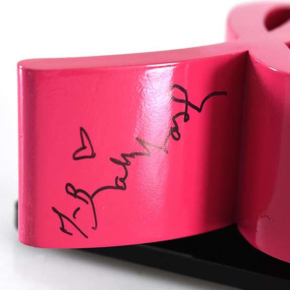 Life is Beautiful (Neon Pink) by Mr Brainwash