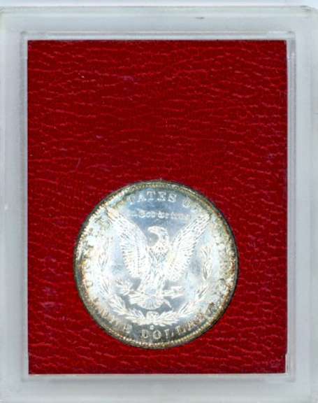 1891-S Morgan Silver Dollar in Redfield MS65 Holder
