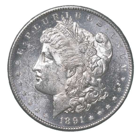 1891-S Morgan Silver Dollar