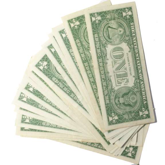 24 More or Less Near Unc 1957 Various Series $1 Silver Certificates