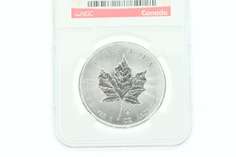 Excellent Queen Elizabeth Canadian .9999 Silver Dollar Coin