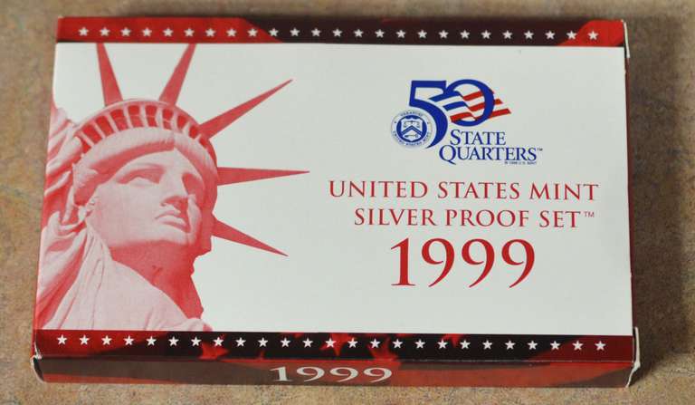 1999 Silver Proof Set OGP