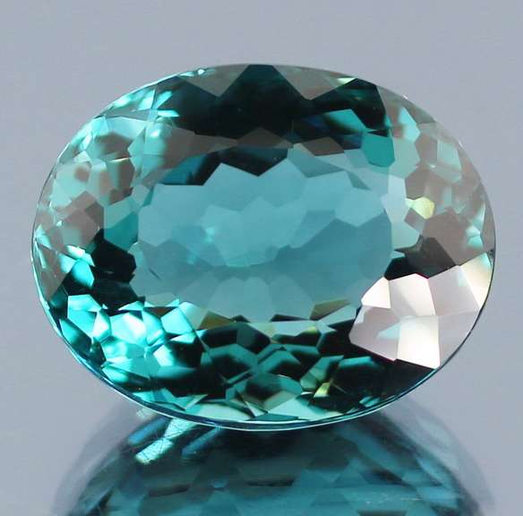 Designer 32.65ct greenish blue Hydrothermal Quartz