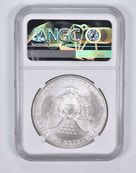 MS70 1997 American Silver Eagle NGC