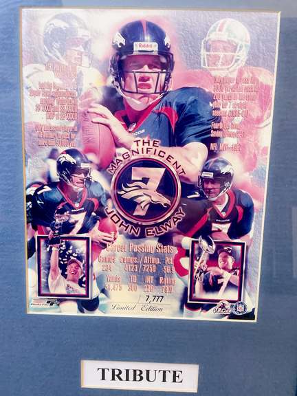 The Magnificent John Elway Tribute Poster
