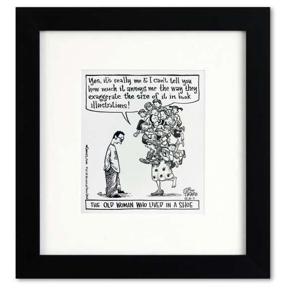 Old Woman Who Lived in a Shoe by Bizarro Original