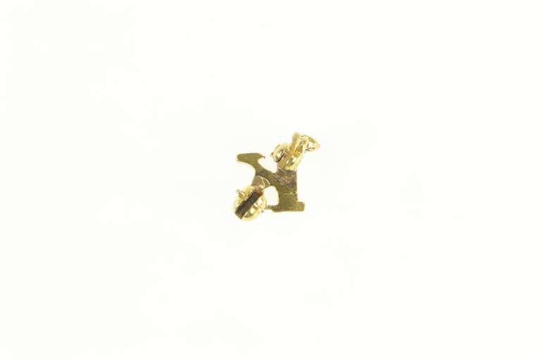 10K Yellow Gold K Kappa Greek Letter Fraternity Lapel Pin/Brooch