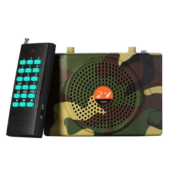 38W Remote Control Camouflage Hunting Decoy Speaker