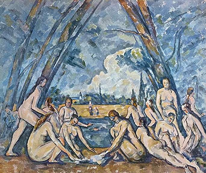 Paul Cezanne, Women Bathers
