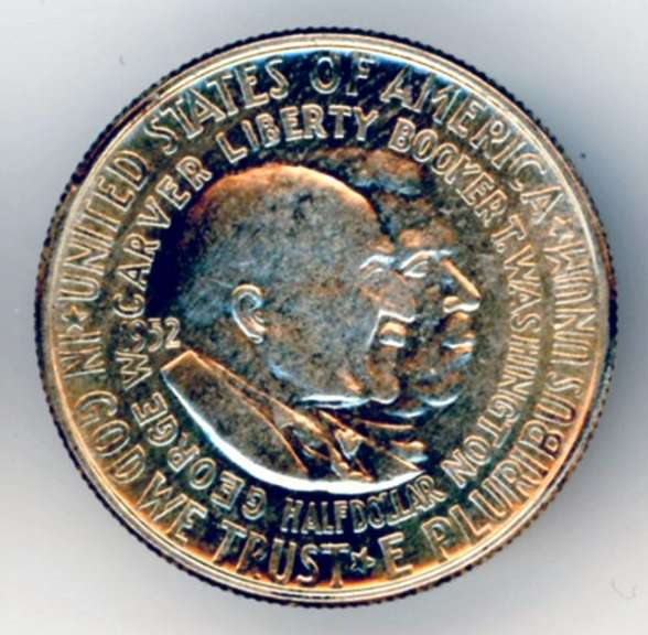 1952 BU Washington-Carver Commemorative Silver Half Dollar