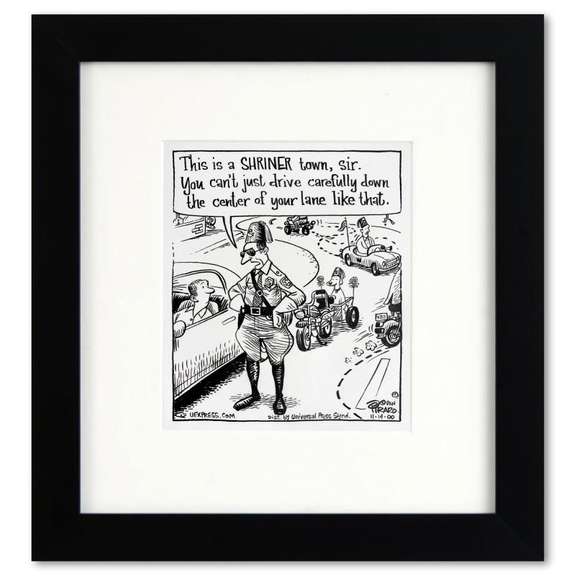 Shriner Town by Bizarro Original