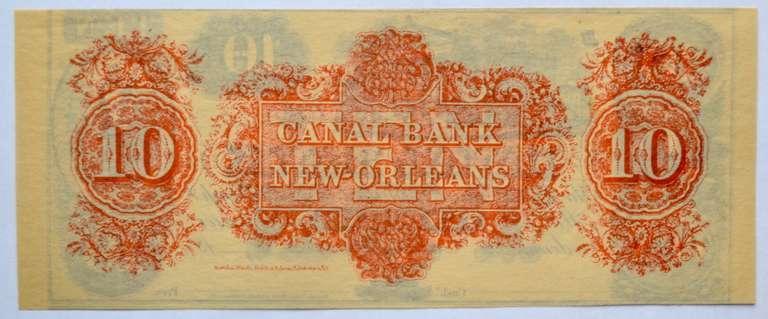 $10 Canal Bank New Orleans CH CU Note