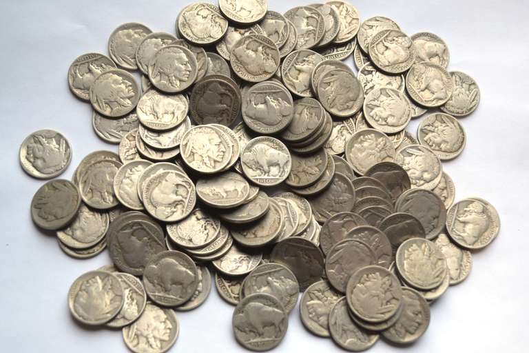 80 Full Date Buffalo Nickels