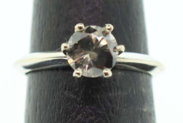 14KT GOLD & 1.00 CARAT DIAMOND SOLITAIRE RING