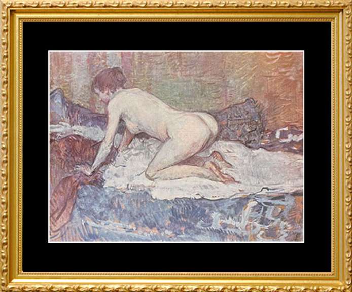 Toulouse Lautrec, Crouching Nude